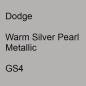 Preview: Dodge, Warm Silver Pearl Metallic, GS4.